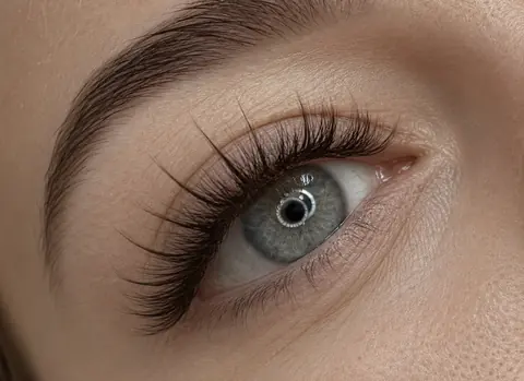 Eyelash extensions with a fox-eye curl, Batumi — 4