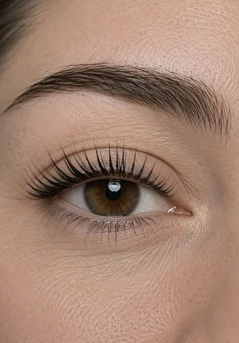 Lash lamination 9 — before and after, Batumi